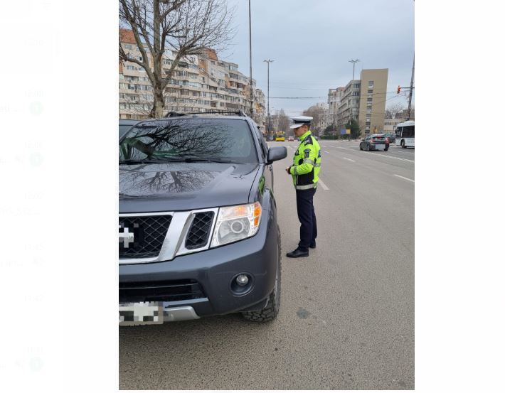 Amenzi aplicate în urma unei acțiuni pentru creșterea gradului de siguranță rutieră, la Constanța (FOTO)