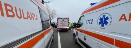 TULCEA: Trafic dirijat pe DN 22, în urma unui accident rutier